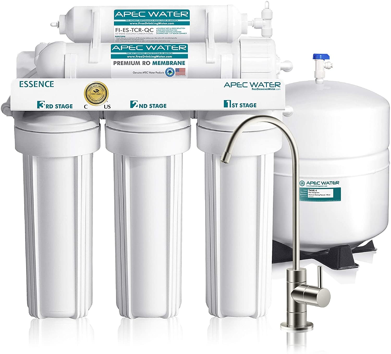 APEC ROES-50 Under-Sink Reverse Osmosis System