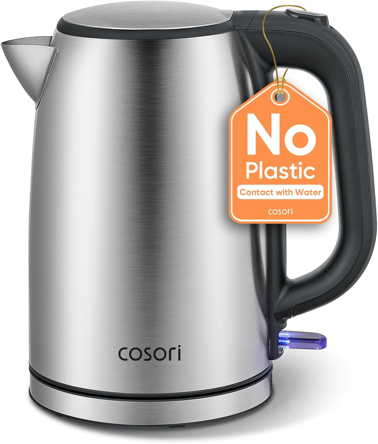 COSORI plastic-free stainless steel electric kettle