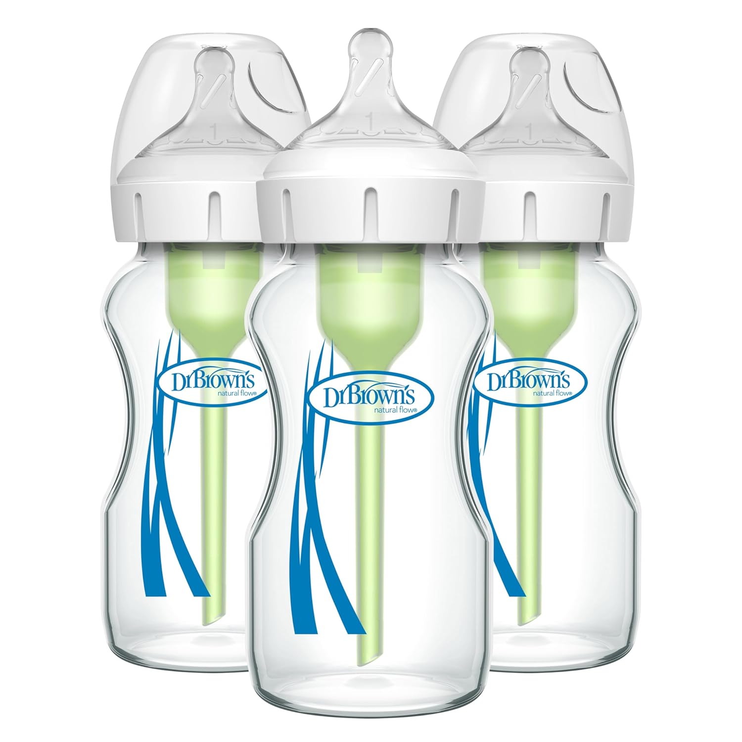 Dr. Brown's Options+ Glass Baby Bottles