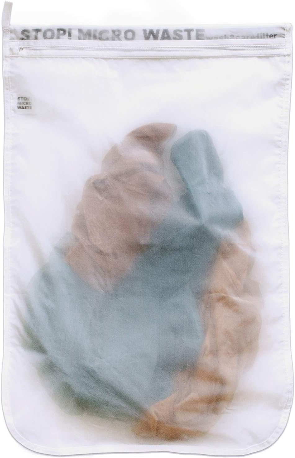 Guppyfriend washing bag for catching microplastic fibers in laundry