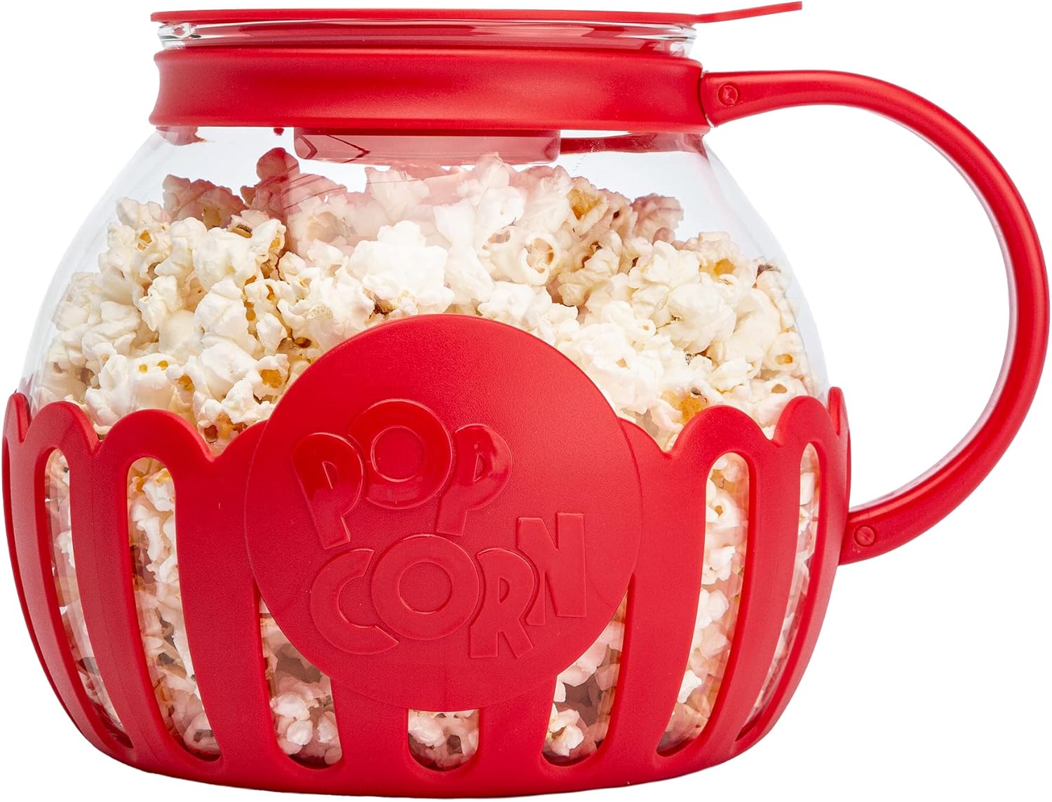 Glass Microwave Popcorn Popper