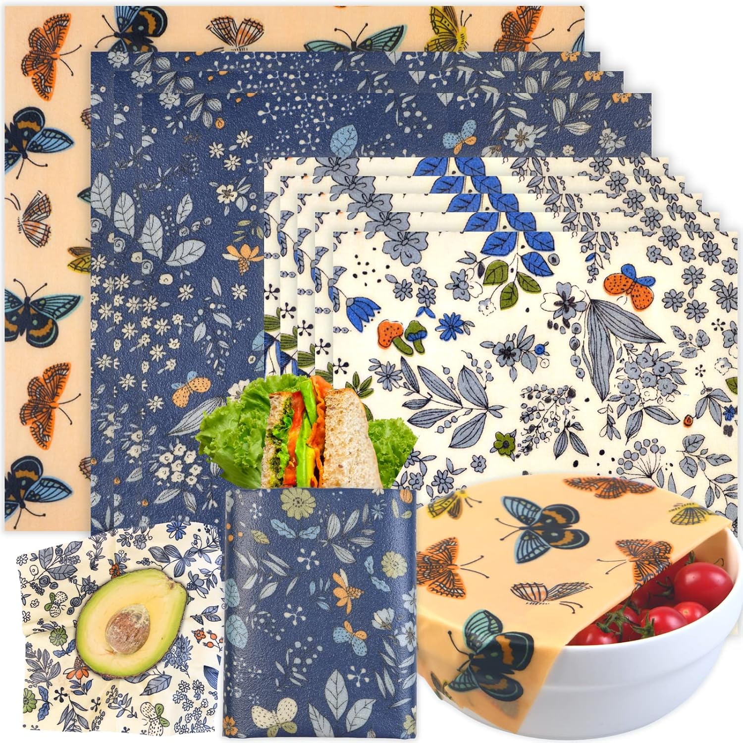 Beeswax Wraps Variety Pack