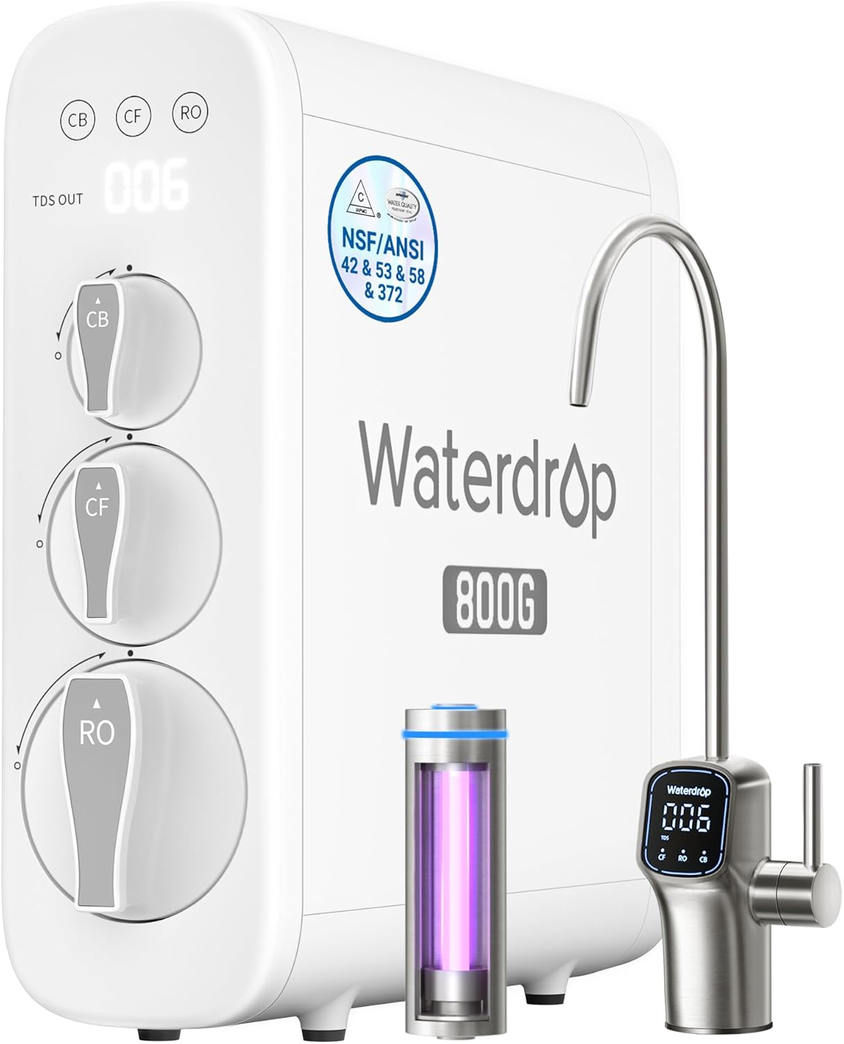 Waterdrop G3P800 Under-Sink Reverse Osmosis System